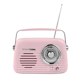 Radio retrò cromata con altoparlante Bluetooth Vintage Cuisine